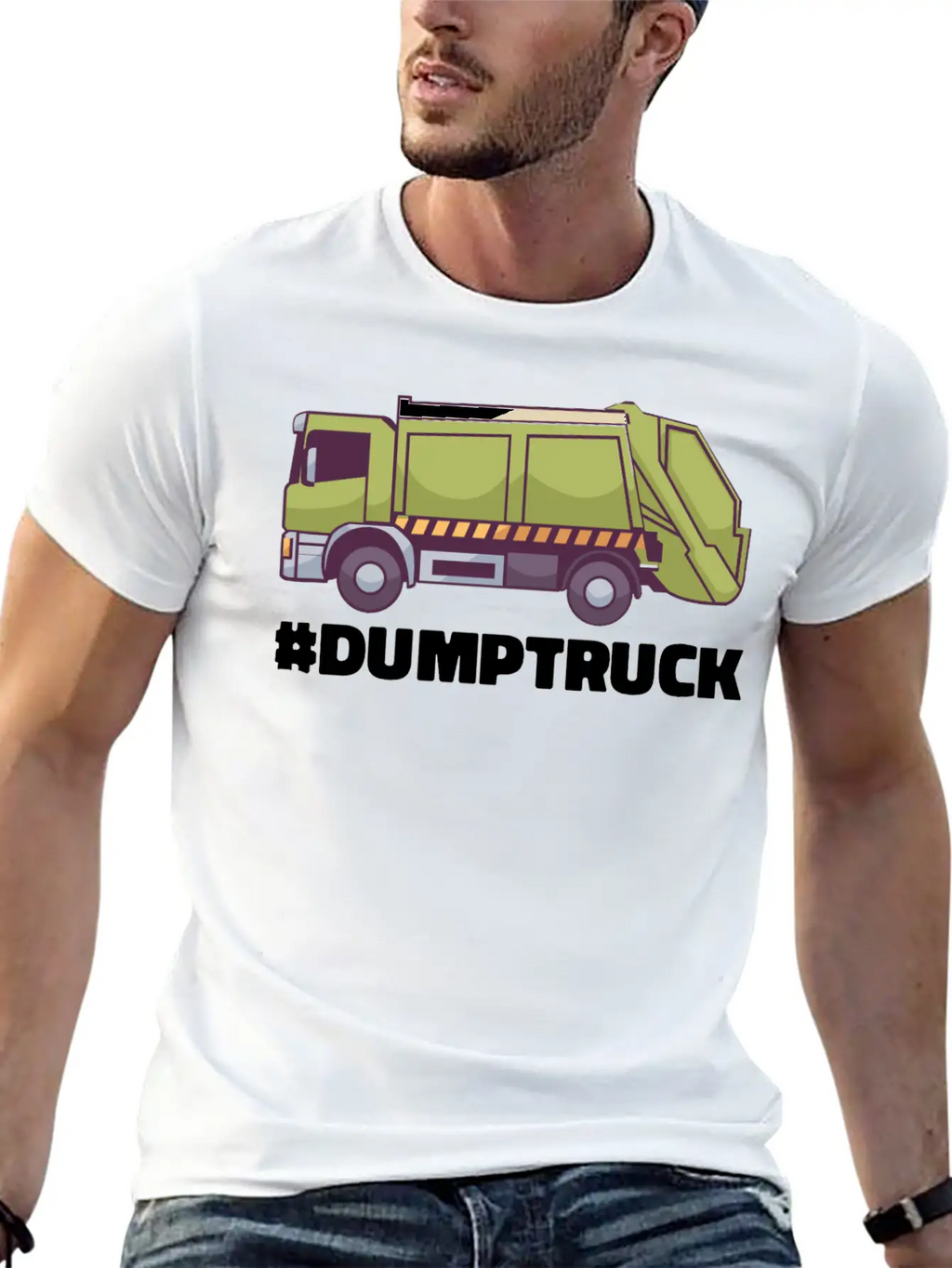 Garbage Truck Gifts For Boys & Toddlers Unisex Short Sleeve Soft Cotton T-Shirt – Casual Everyday Wear