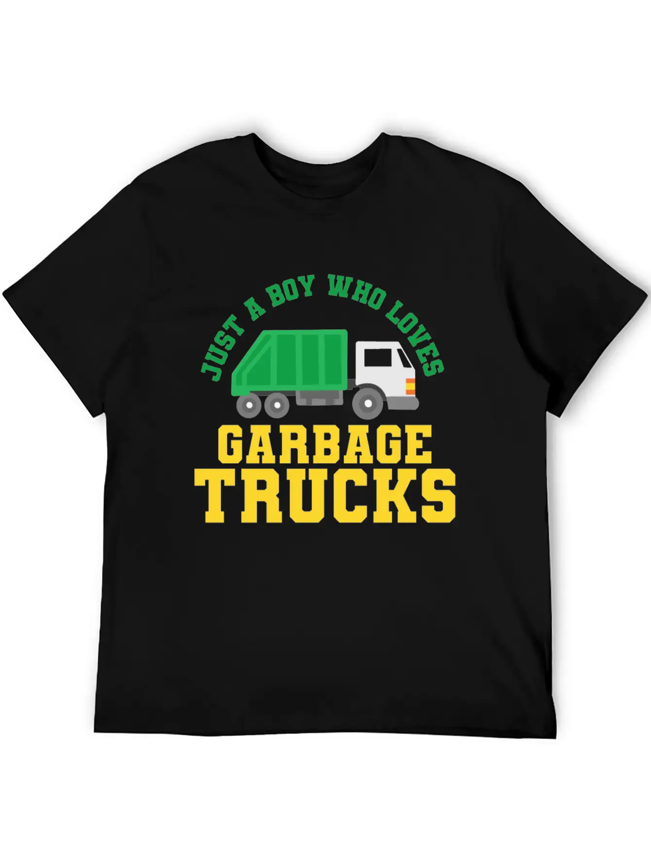 Garbage Trucks Garbage Truck Lover Casual Graphic T-Shirt – Simple And Comfortable Daily Wear