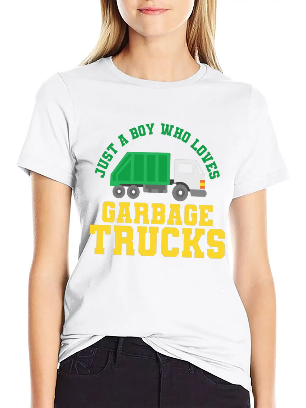 Garbage Trucks Garbage Truck Lover Casual Graphic T-Shirt – Simple And Comfortable Daily Wear