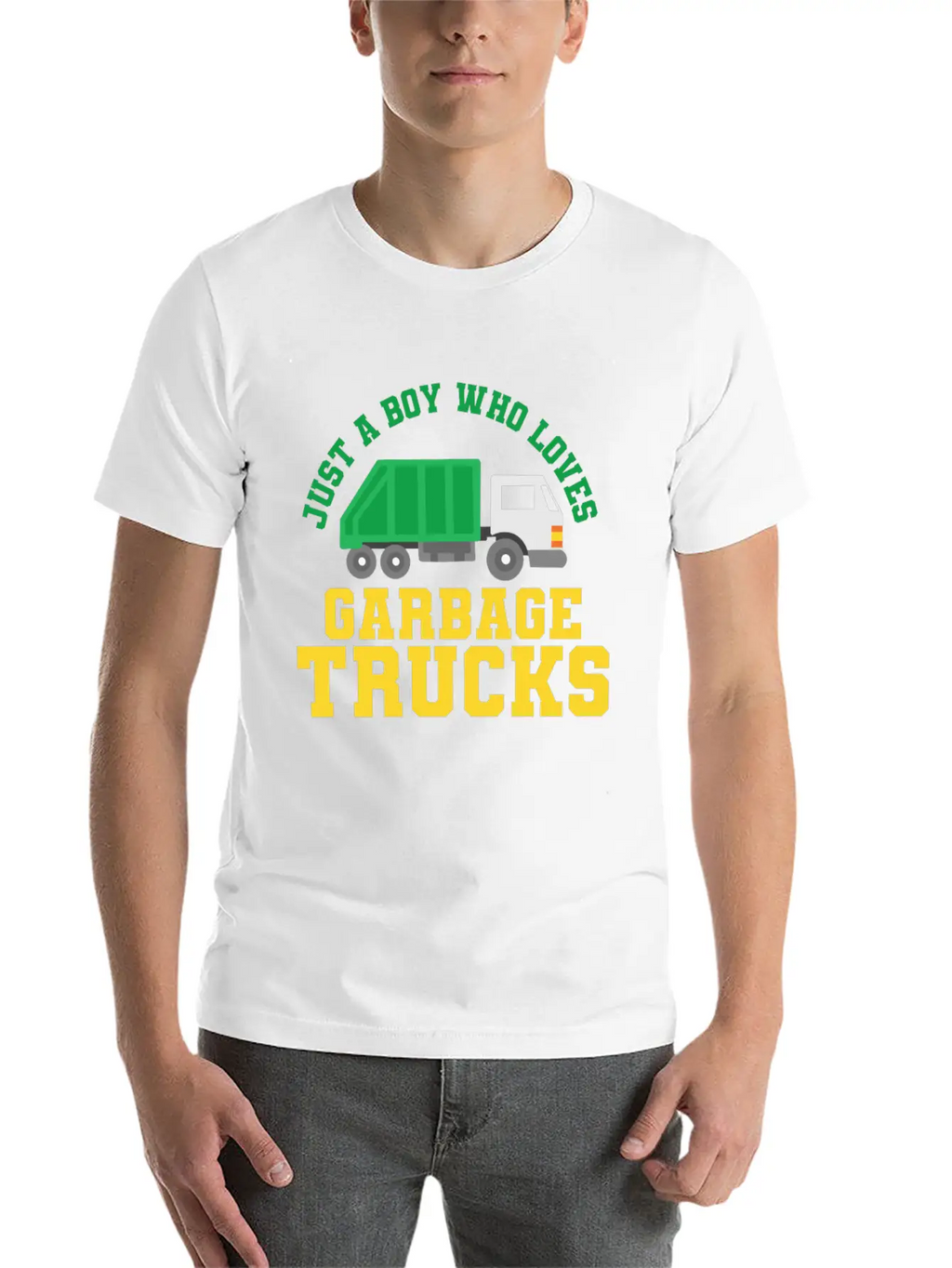 Garbage Trucks Garbage Truck Lover Casual Graphic T-Shirt – Simple And Comfortable Daily Wear
