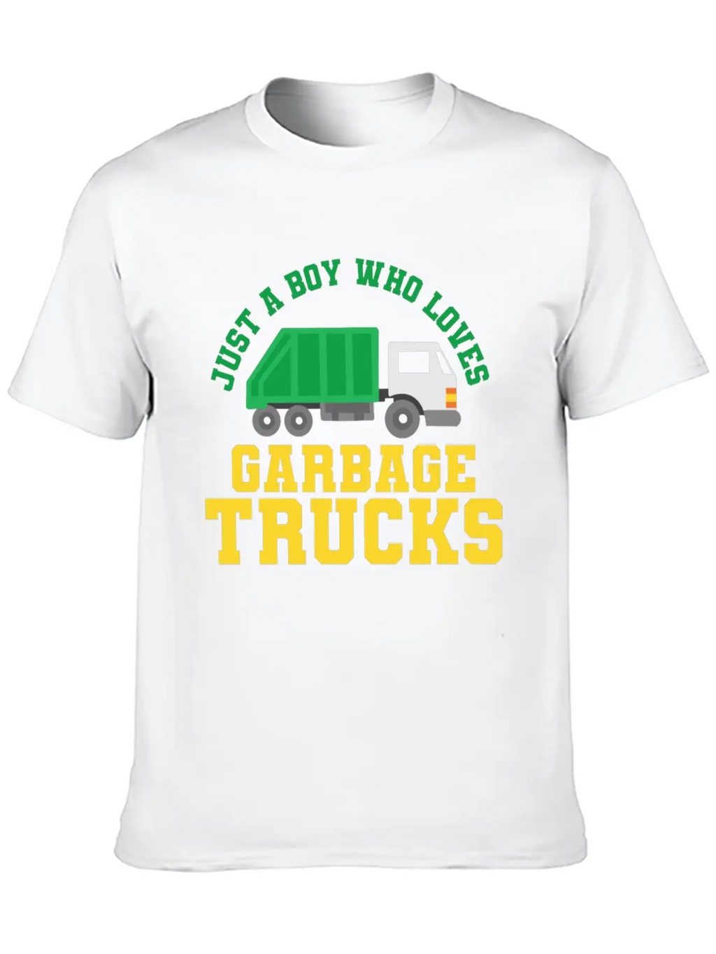 Garbage Trucks Garbage Truck Lover Casual Graphic T-Shirt – Simple And Comfortable Daily Wear