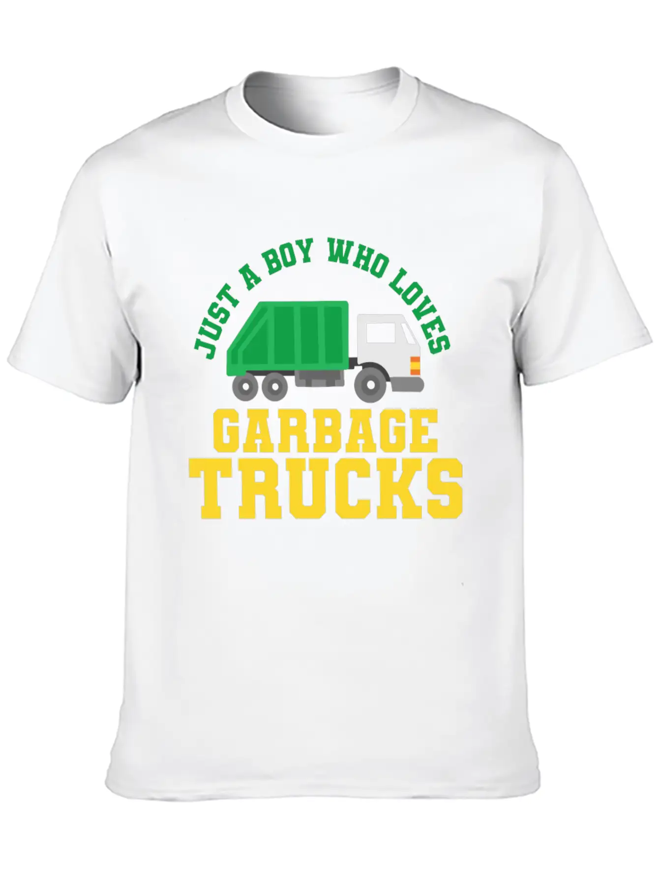 Garbage Trucks Garbage Truck Lover Casual Graphic T-Shirt – Simple And Comfortable Daily Wear