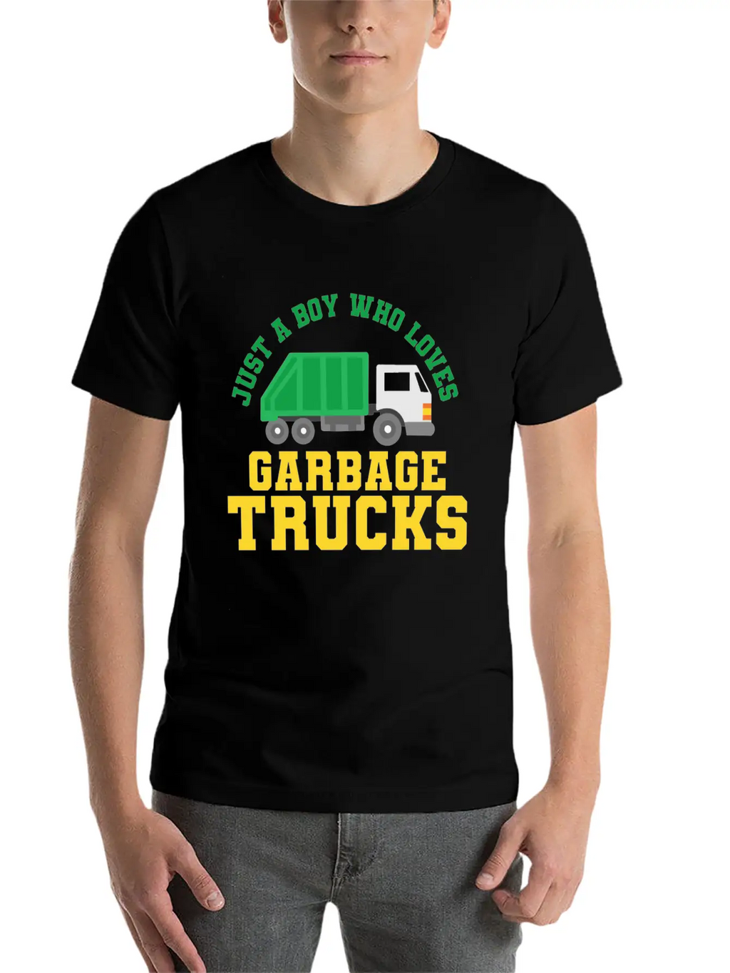 Garbage Trucks Garbage Truck Lover Casual Graphic T-Shirt – Simple And Comfortable Daily Wear