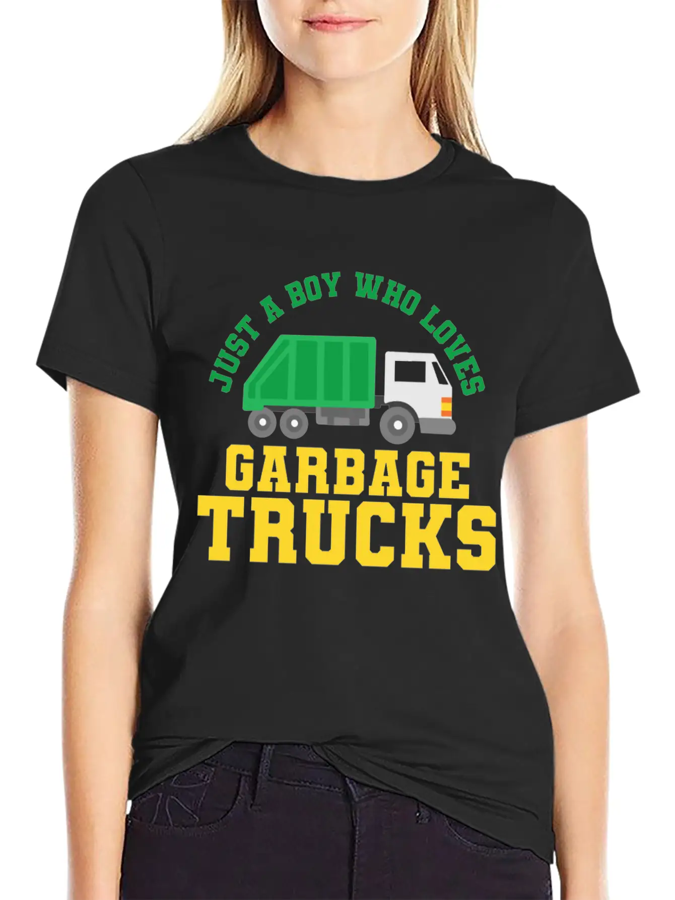 Garbage Trucks Garbage Truck Lover Casual Graphic T-Shirt – Simple And Comfortable Daily Wear