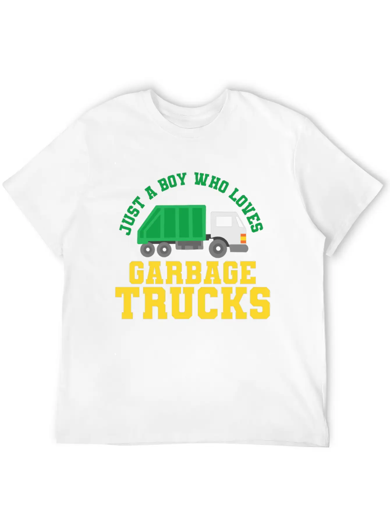 Garbage Trucks Garbage Truck Lover Casual Graphic T-Shirt – Simple And Comfortable Daily Wear