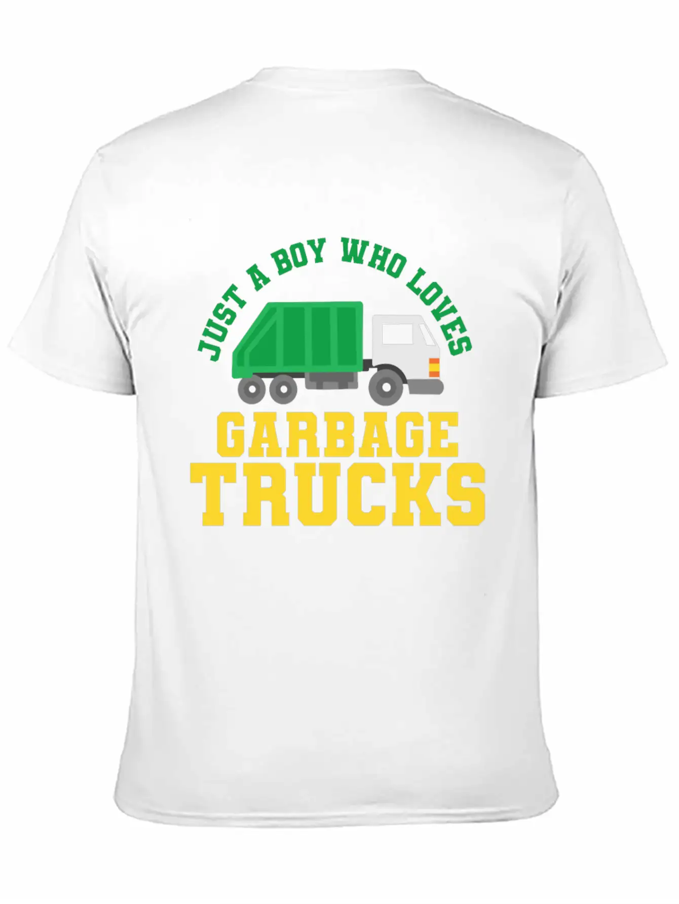Garbage Trucks Garbage Truck Lover Casual Graphic T-Shirt – Simple And Comfortable Daily Wear