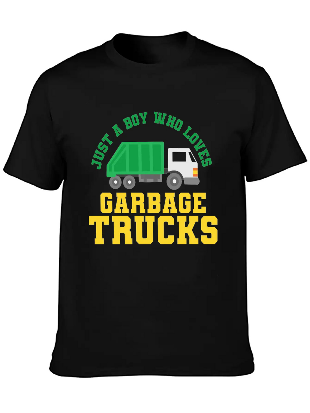 Garbage Trucks Garbage Truck Lover Casual Graphic T-Shirt – Simple And Comfortable Daily Wear