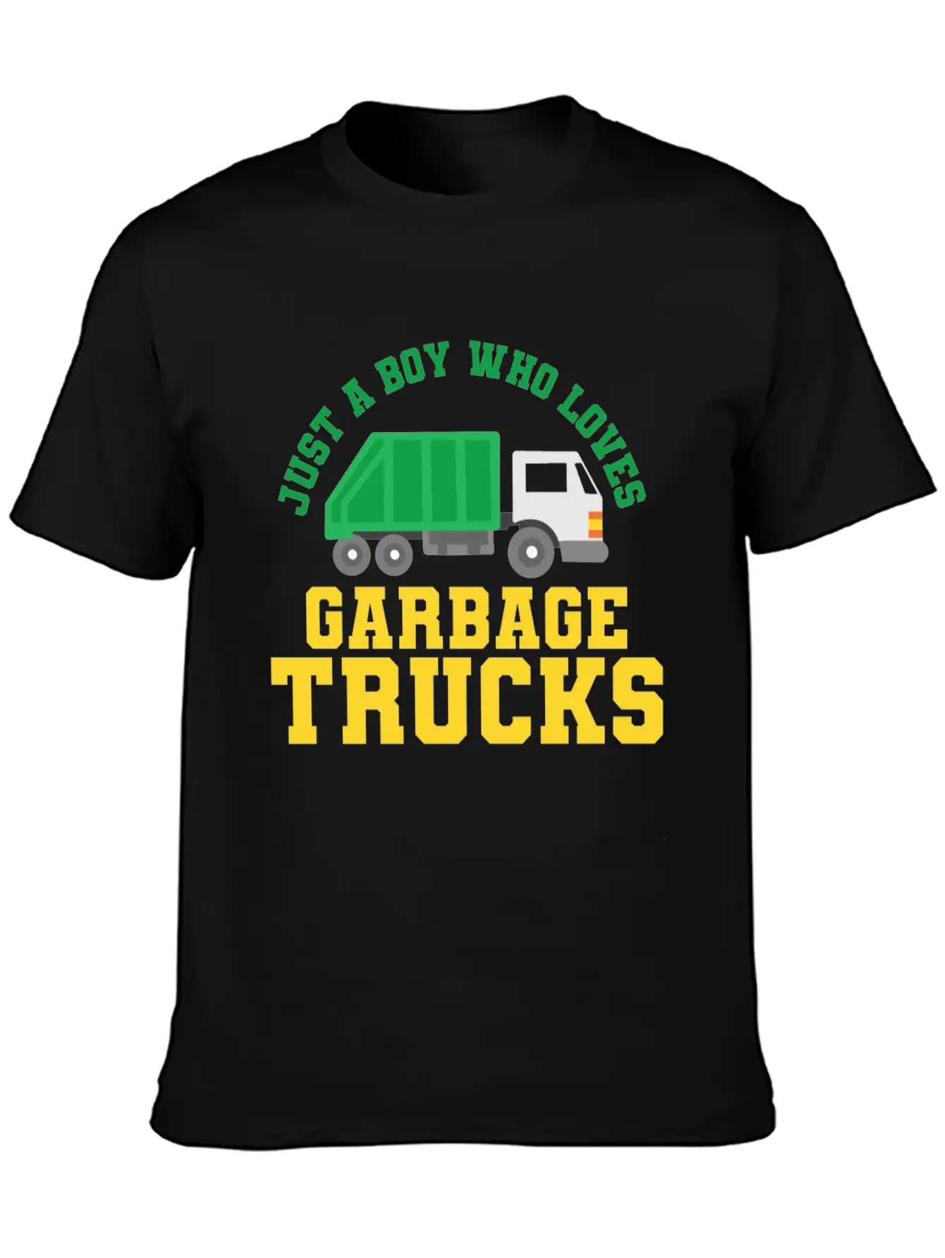 Garbage Trucks Garbage Truck Lover Casual Graphic T-Shirt – Simple And Comfortable Daily Wear