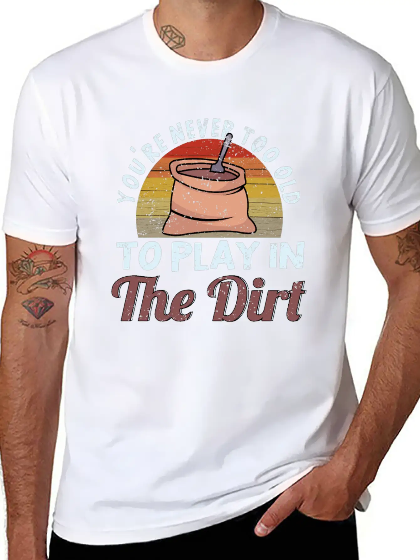 Garden Gardener Allotment Garden Saying Hobby Unisex Casual T-Shirt – Clean Design For Daily Comfort