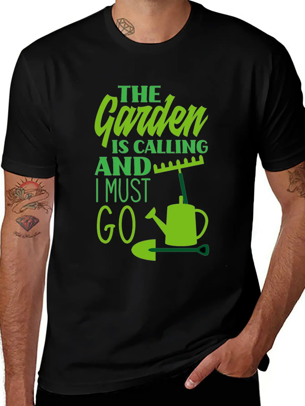 Garden Gardener Unisex Short Sleeve Soft Cotton T-Shirt – Casual Everyday Wear