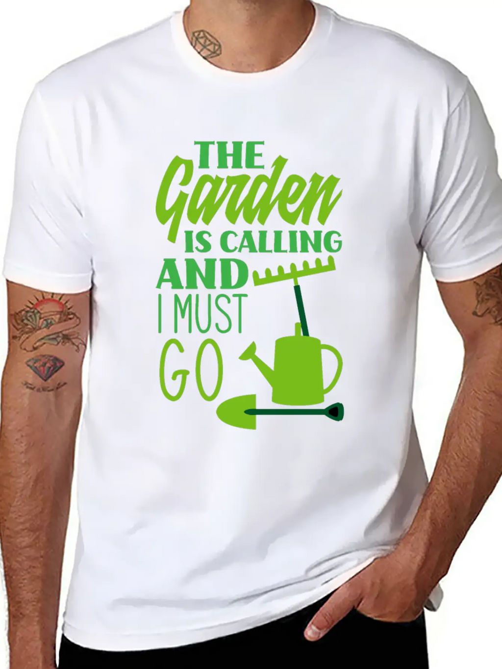 Garden Gardener Unisex Short Sleeve Soft Cotton T-Shirt – Casual Everyday Wear