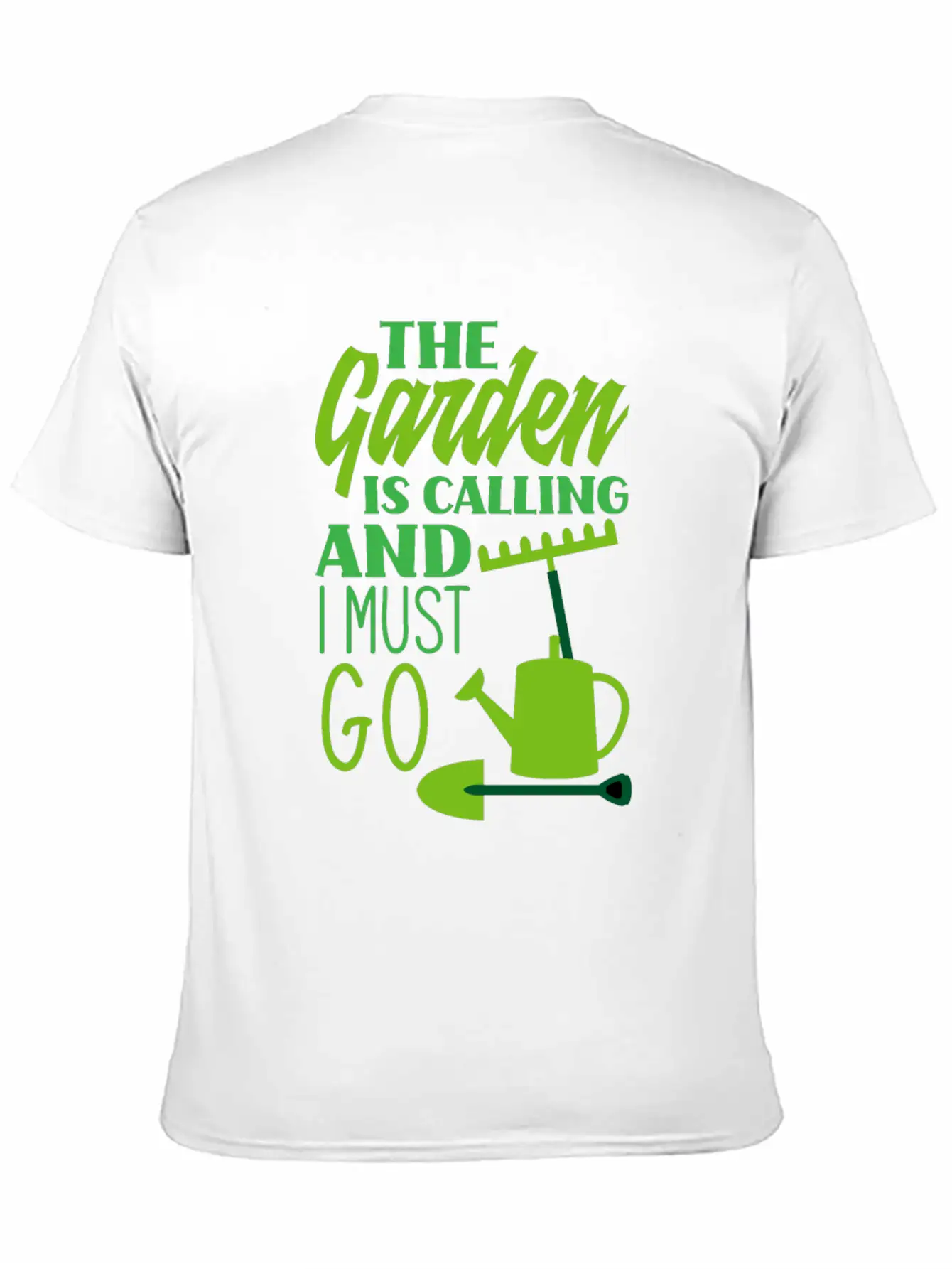 Garden Gardener Unisex Short Sleeve Soft Cotton T-Shirt – Casual Everyday Wear