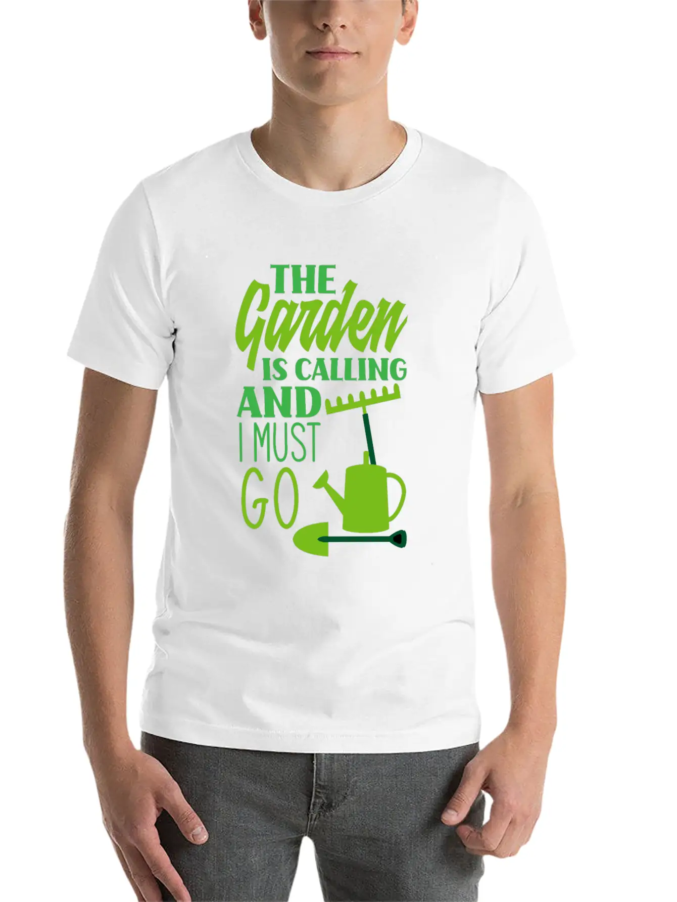 Garden Gardener Unisex Short Sleeve Soft Cotton T-Shirt – Casual Everyday Wear