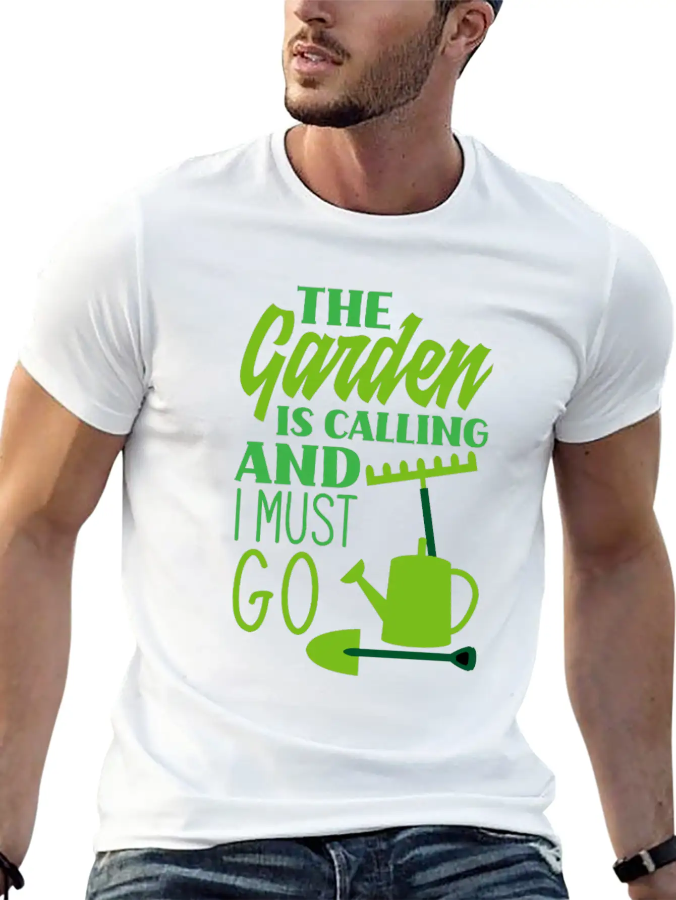 Garden Gardener Unisex Short Sleeve Soft Cotton T-Shirt – Casual Everyday Wear