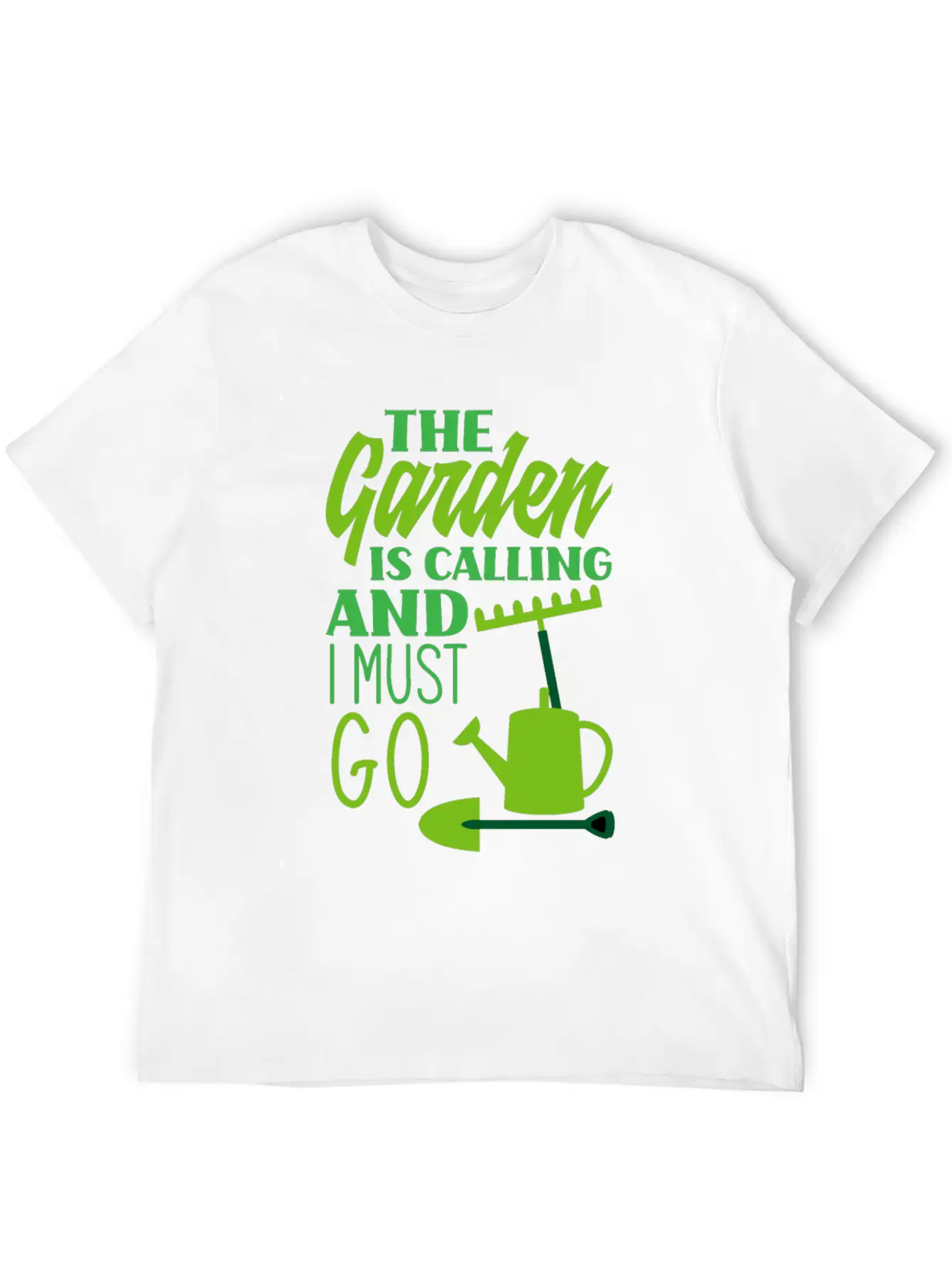 Garden Gardener Unisex Short Sleeve Soft Cotton T-Shirt – Casual Everyday Wear