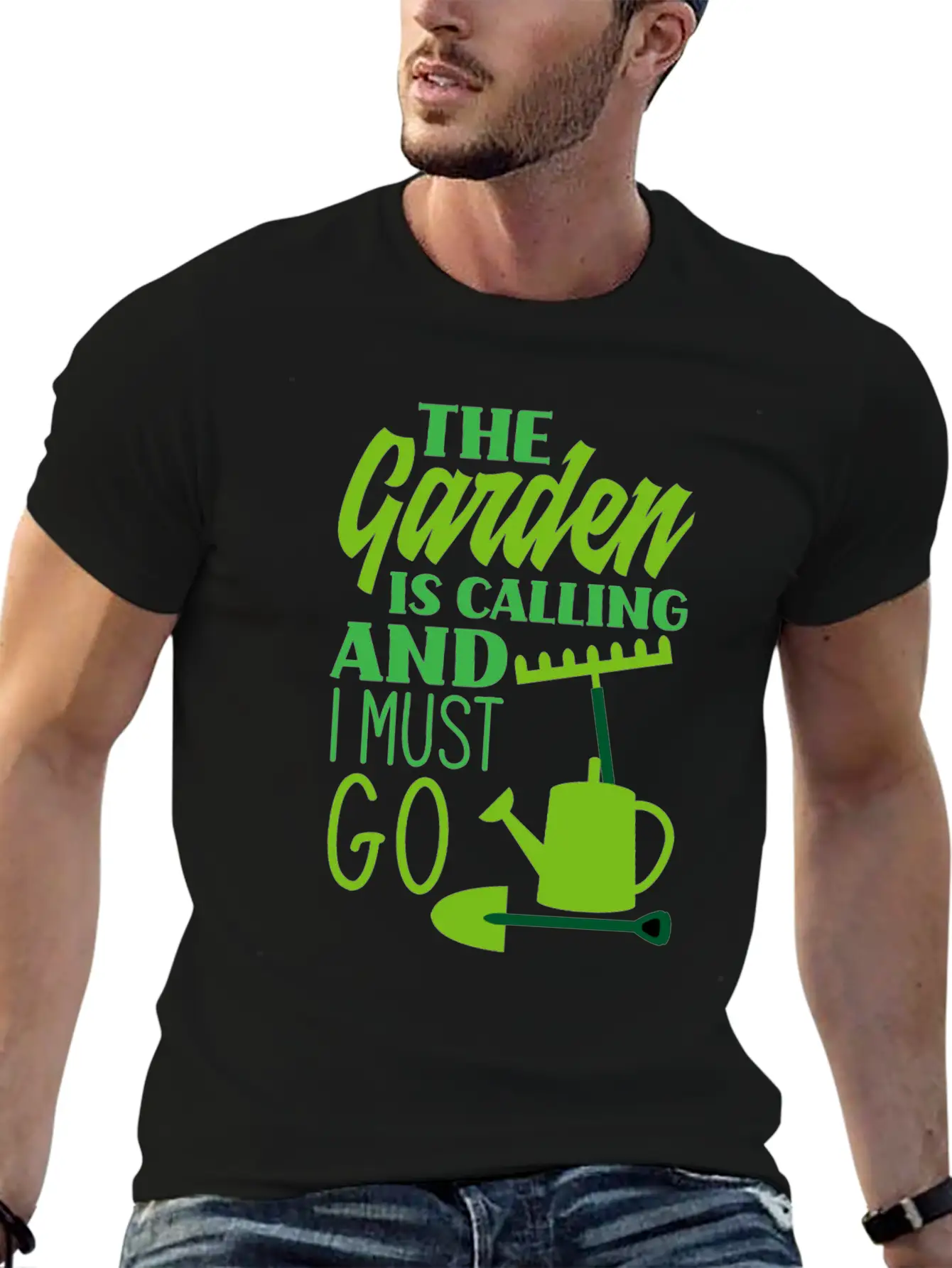 Garden Gardener Unisex Short Sleeve Soft Cotton T-Shirt – Casual Everyday Wear