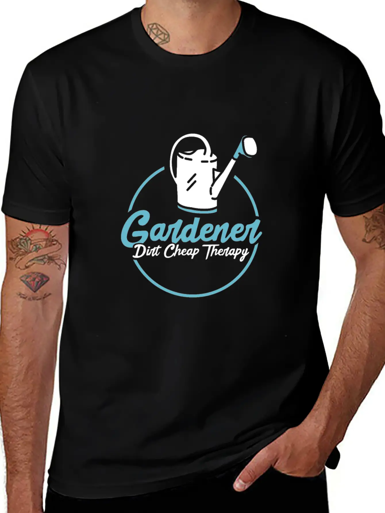 Gardener Dirt Cheap Therapy Casual Graphic T-Shirt – Simple And Comfortable Daily Wear