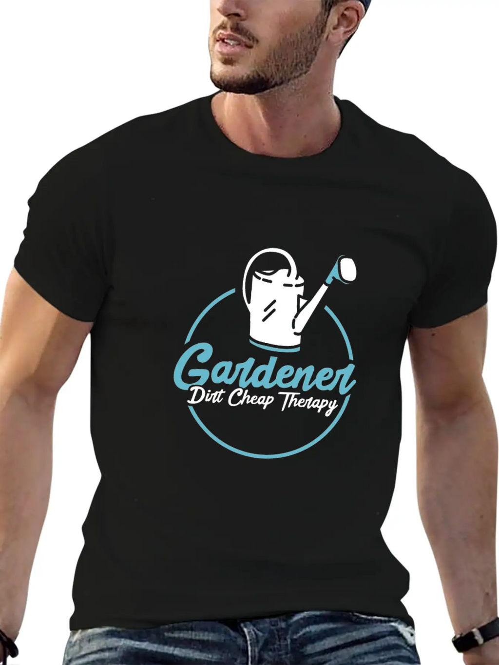 Gardener Dirt Cheap Therapy Casual Graphic T-Shirt – Simple And Comfortable Daily Wear