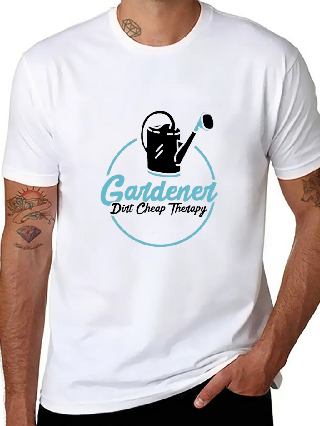 Gardener Dirt Cheap Therapy Casual Graphic T-Shirt – Simple And Comfortable Daily Wear