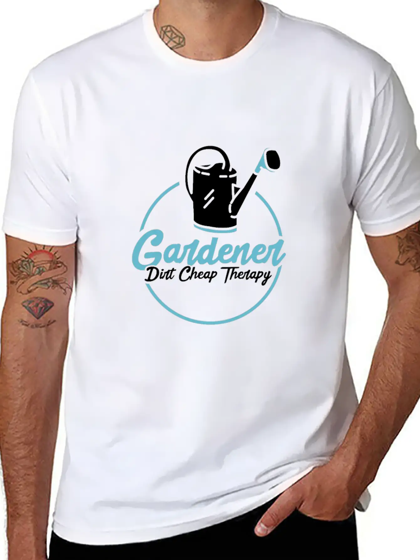 Gardener Dirt Cheap Therapy Casual Graphic T-Shirt – Simple And Comfortable Daily Wear