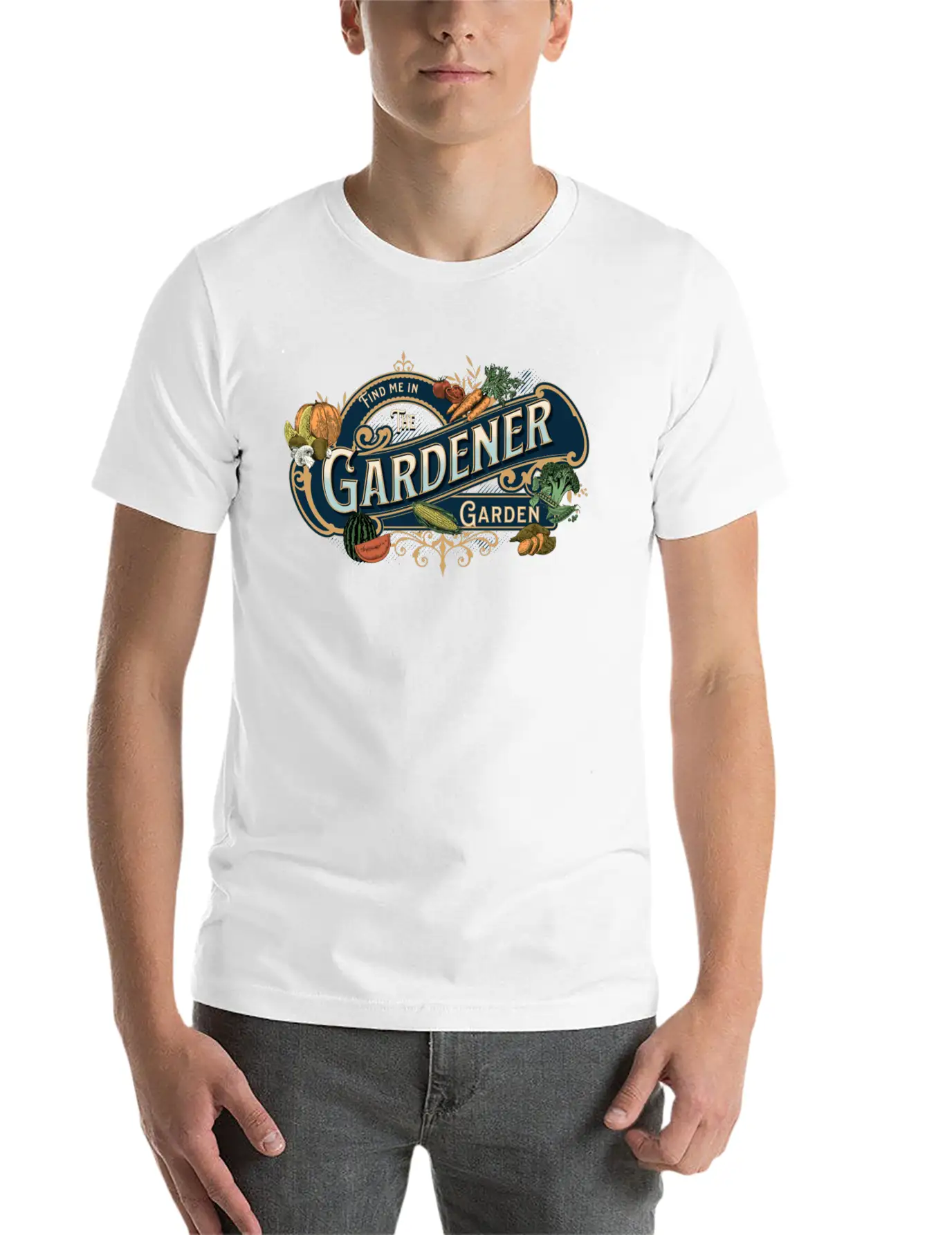 Gardener Find Me In The Garden Unisex Casual T-Shirt – Clean Design For Daily Comfort