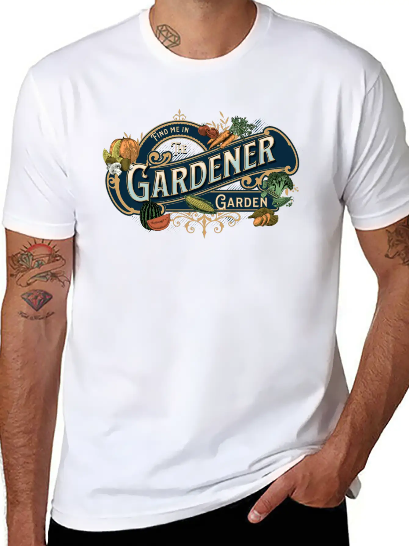 Gardener Find Me In The Garden Unisex Casual T-Shirt – Clean Design For Daily Comfort
