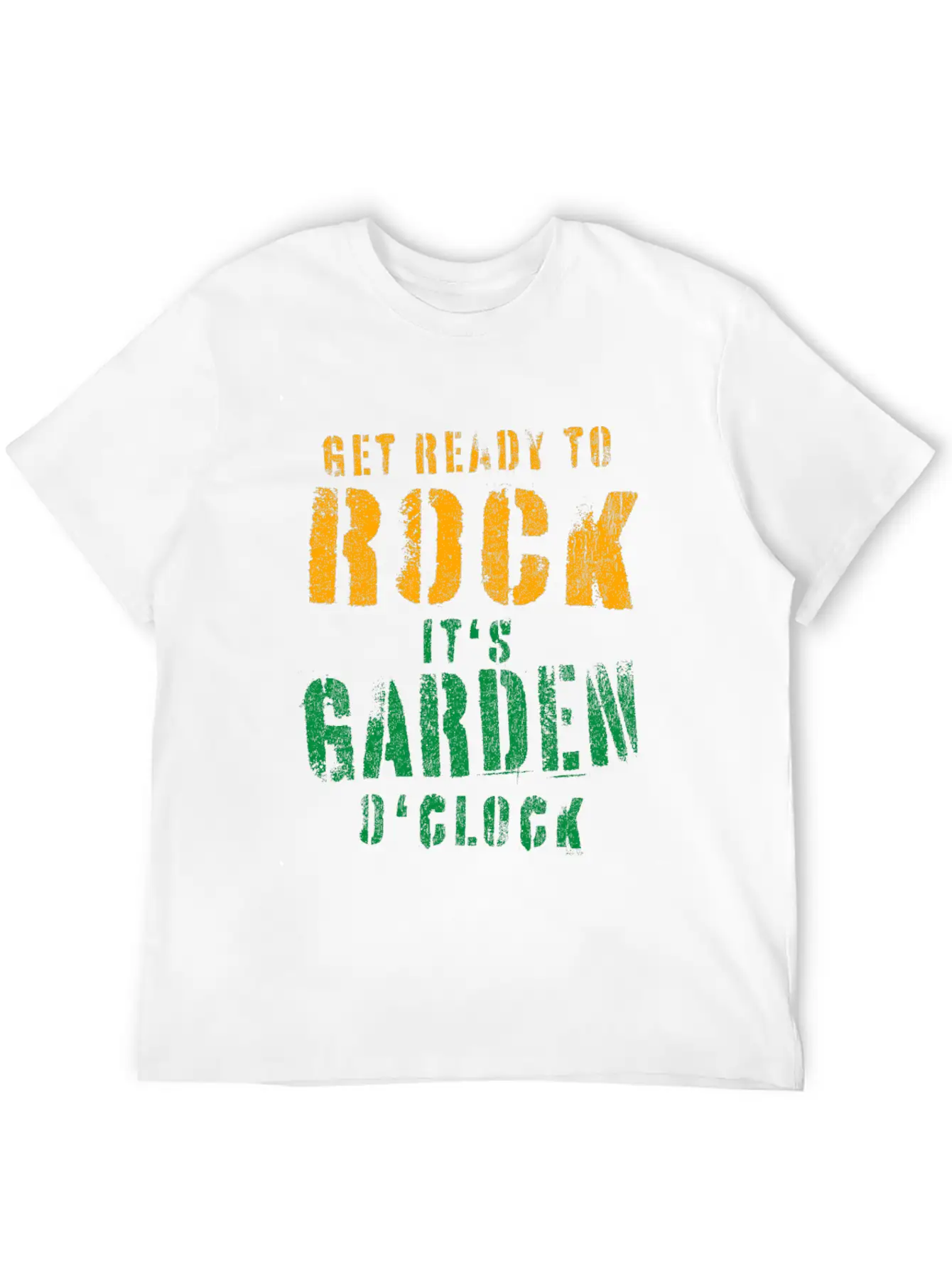 Gardeners Gift Get Ready To Rock It's Garden Unisex Short Sleeve Soft Cotton T-Shirt – Casual Everyday Wear