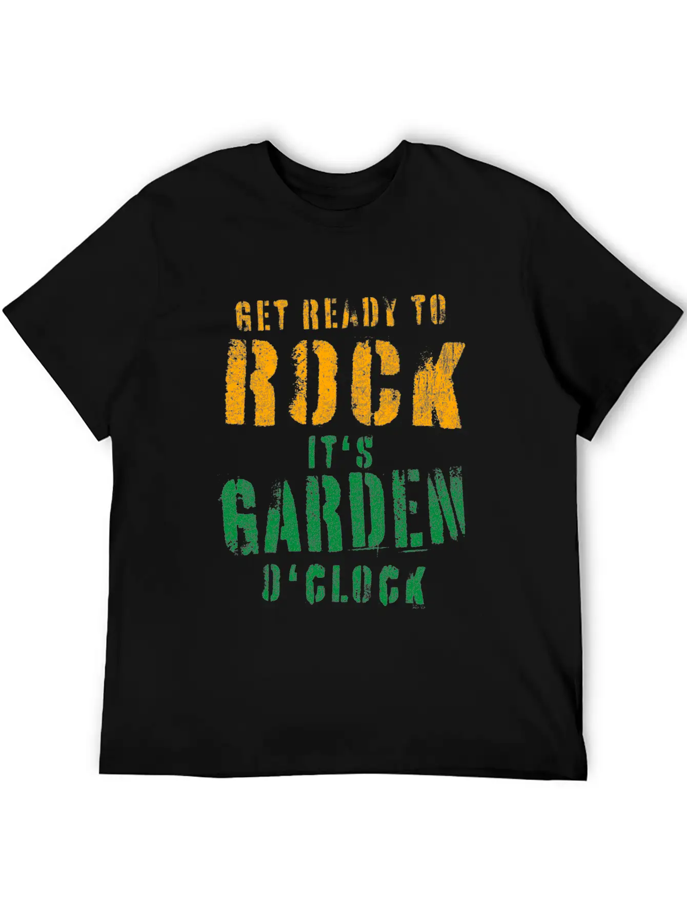 Gardeners Gift Get Ready To Rock It's Garden Unisex Short Sleeve Soft Cotton T-Shirt – Casual Everyday Wear