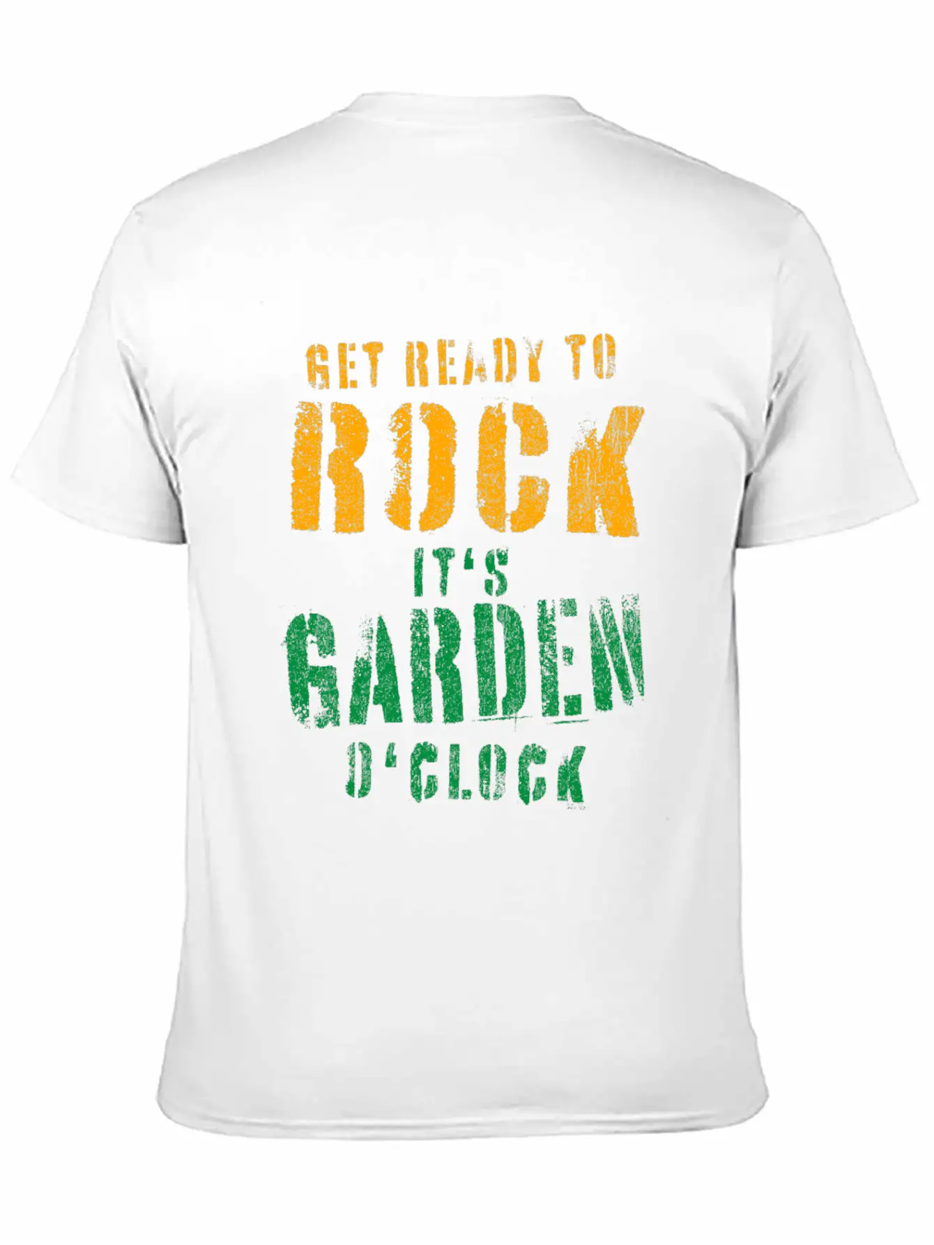 Gardeners Gift Get Ready To Rock It's Garden Unisex Short Sleeve Soft Cotton T-Shirt – Casual Everyday Wear