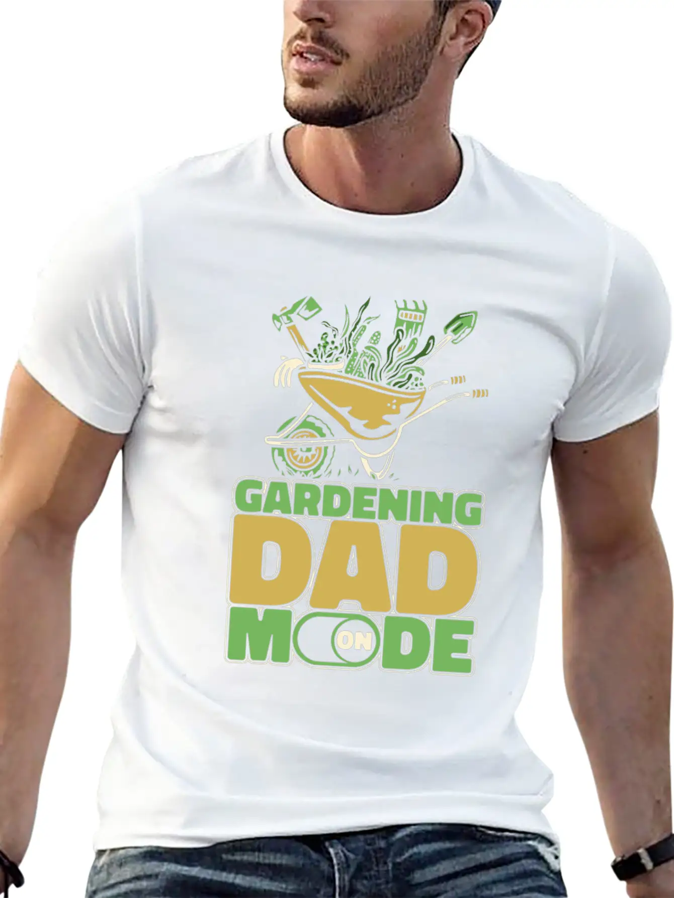 Gardening Gardener Father Gardening Dad Stylish Everyday T-Shirt – Unisex Basic Cotton Tee