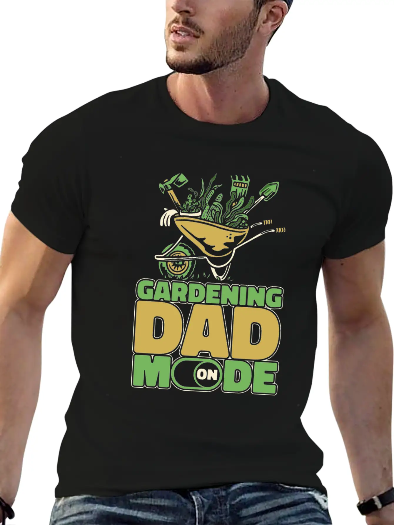 Gardening Gardener Father Gardening Dad Stylish Everyday T-Shirt – Unisex Basic Cotton Tee