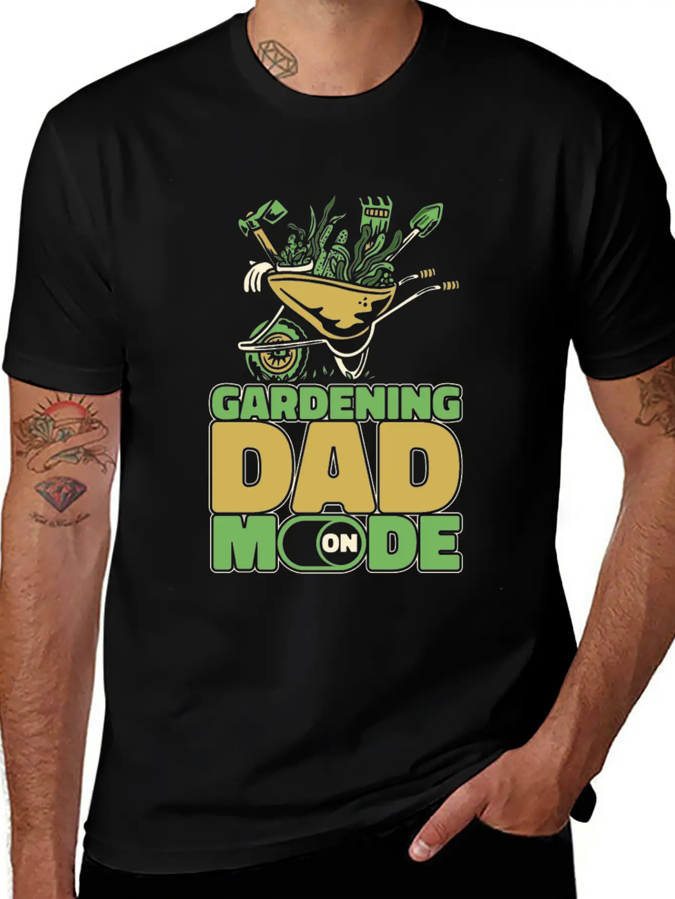 Gardening Gardener Father Gardening Dad Stylish Everyday T-Shirt – Unisex Basic Cotton Tee