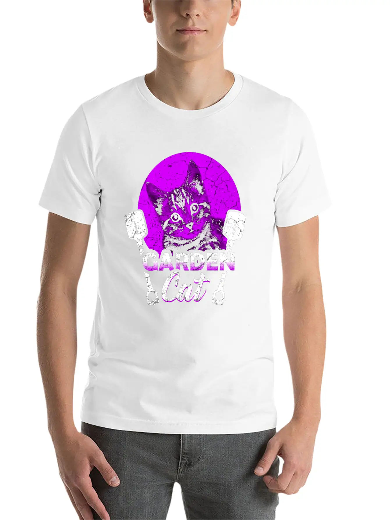 Gardening Gardener Garden Cat Unisex Casual T-Shirt – Clean Design For Daily Comfort