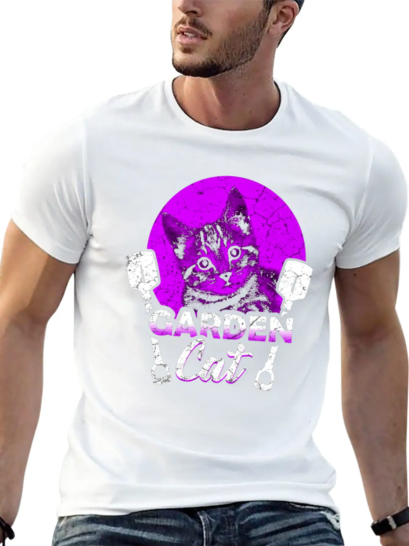Gardening Gardener Garden Cat Unisex Casual T-Shirt – Clean Design For Daily Comfort
