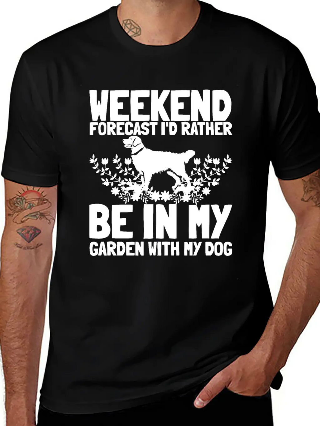 Gardening Gardener Gardening Dog Stylish Everyday T-Shirt – Unisex Basic Cotton Tee