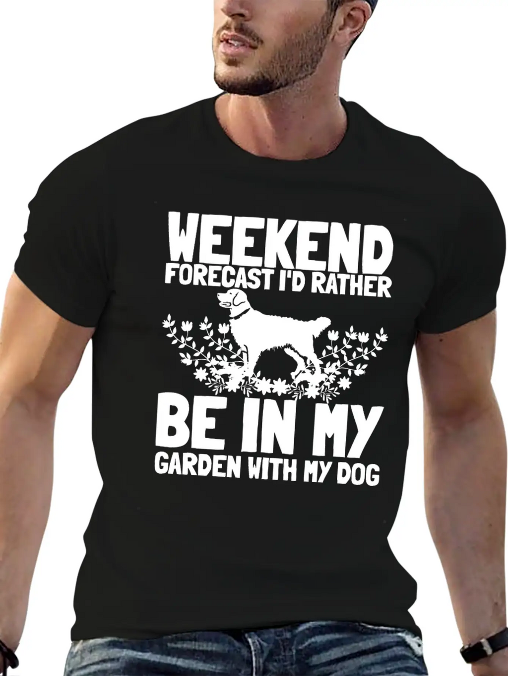 Gardening Gardener Gardening Dog Stylish Everyday T-Shirt – Unisex Basic Cotton Tee