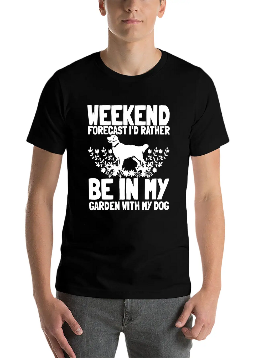Gardening Gardener Gardening Dog Stylish Everyday T-Shirt – Unisex Basic Cotton Tee