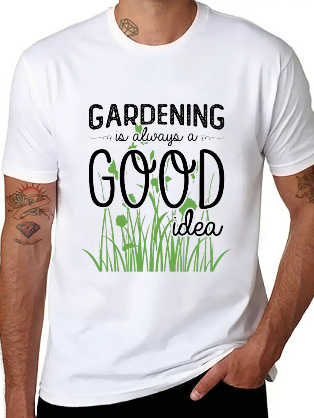 Gardening Is Always A Good Idea Stylish Everyday T-Shirt – Unisex Basic Cotton Tee