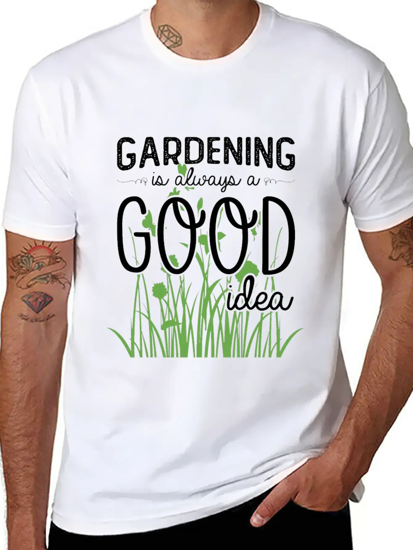 Gardening Is Always A Good Idea Stylish Everyday T-Shirt – Unisex Basic Cotton Tee