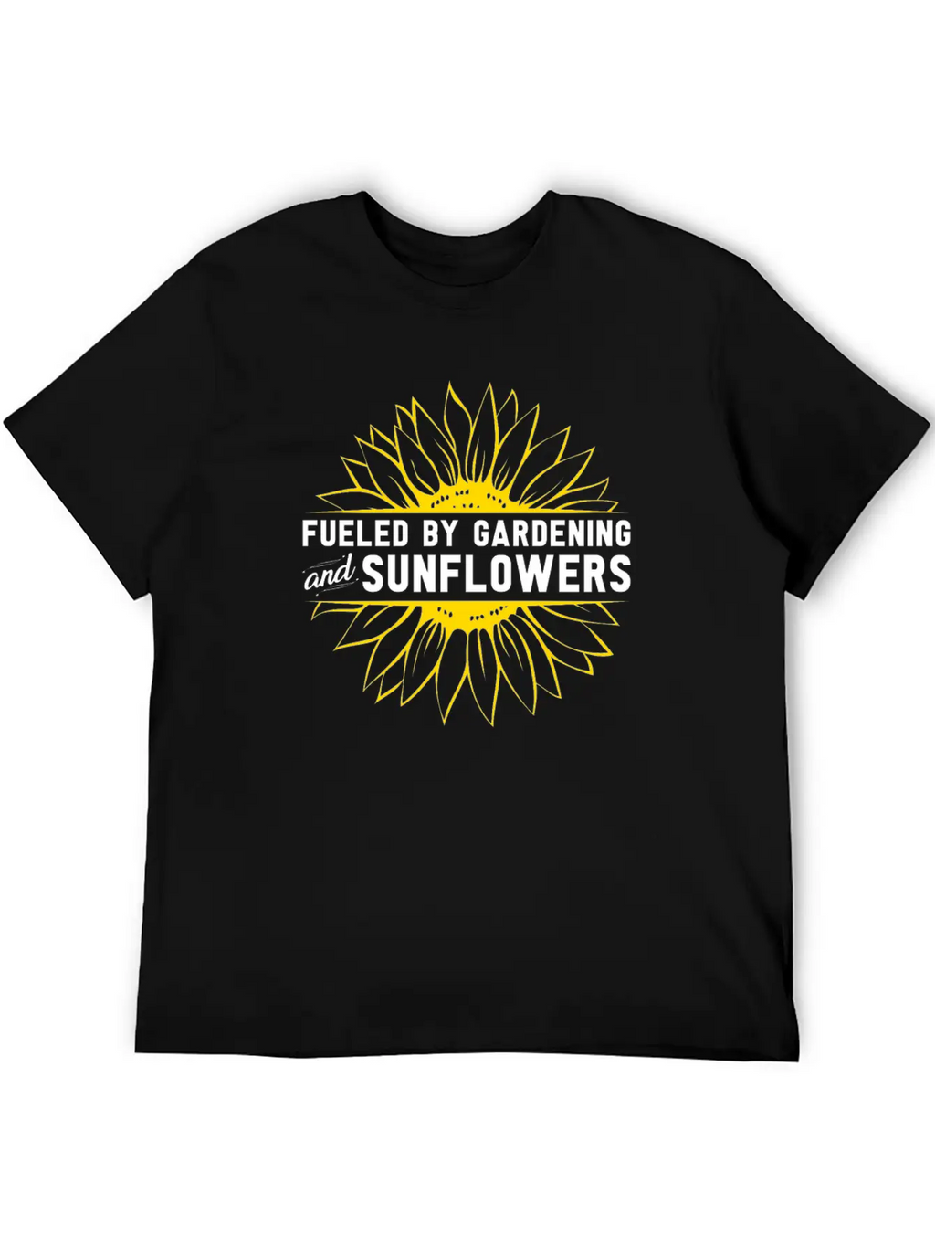 Gardening Sunflower Flowers Casual Graphic T-Shirt – Simple And Comfortable Daily Wear