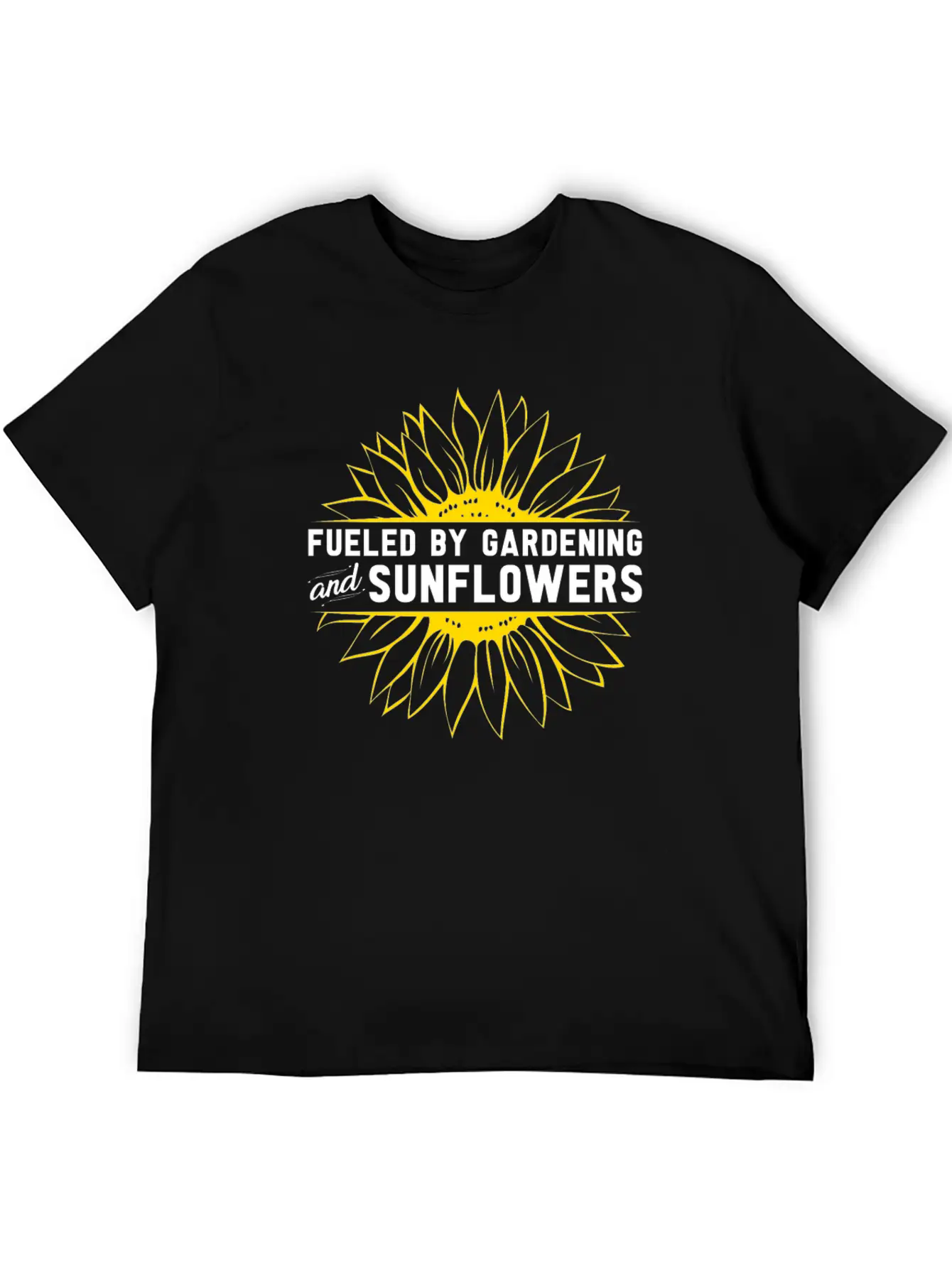 Gardening Sunflower Flowers Casual Graphic T-Shirt – Simple And Comfortable Daily Wear