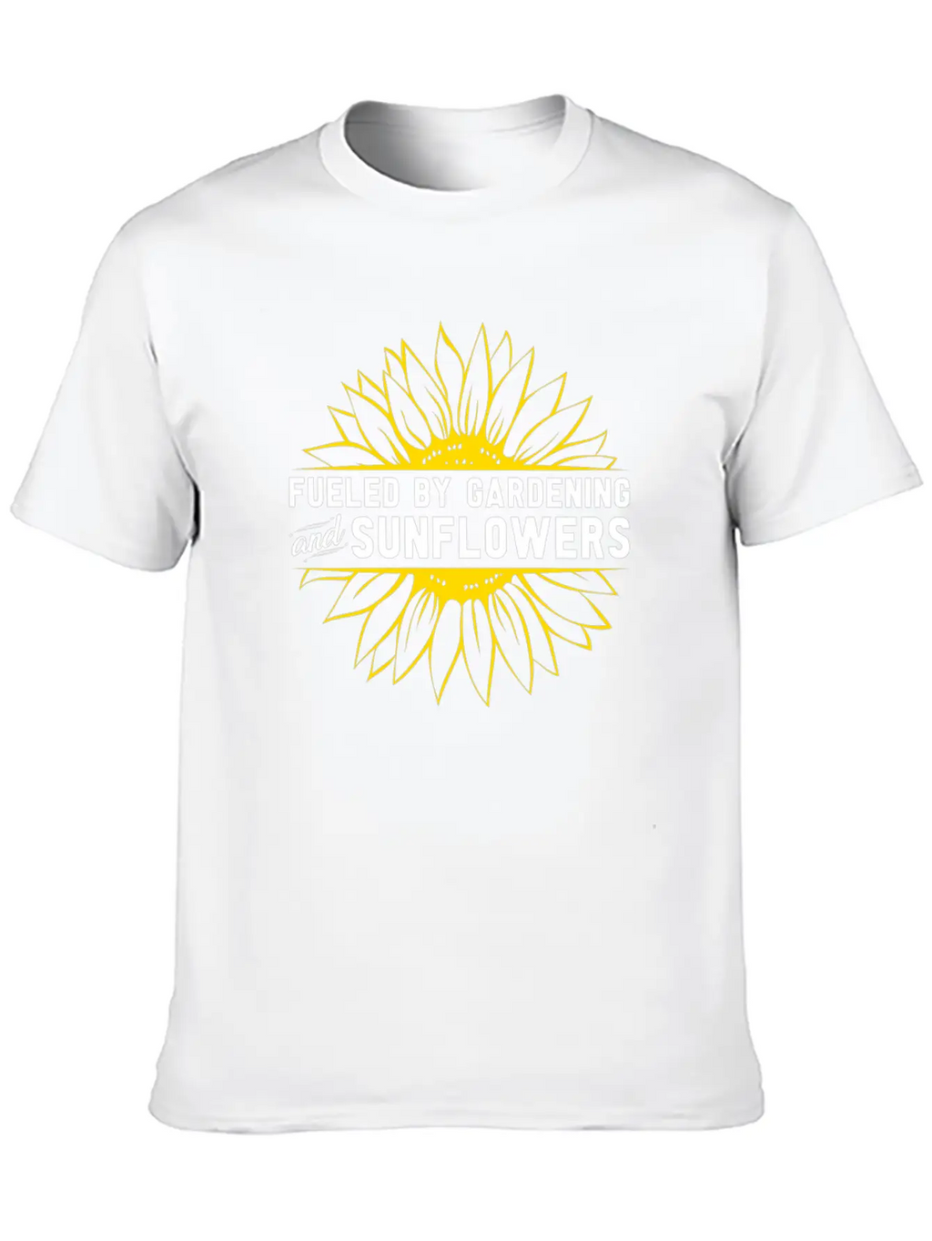 Gardening Sunflower Flowers Casual Graphic T-Shirt – Simple And Comfortable Daily Wear