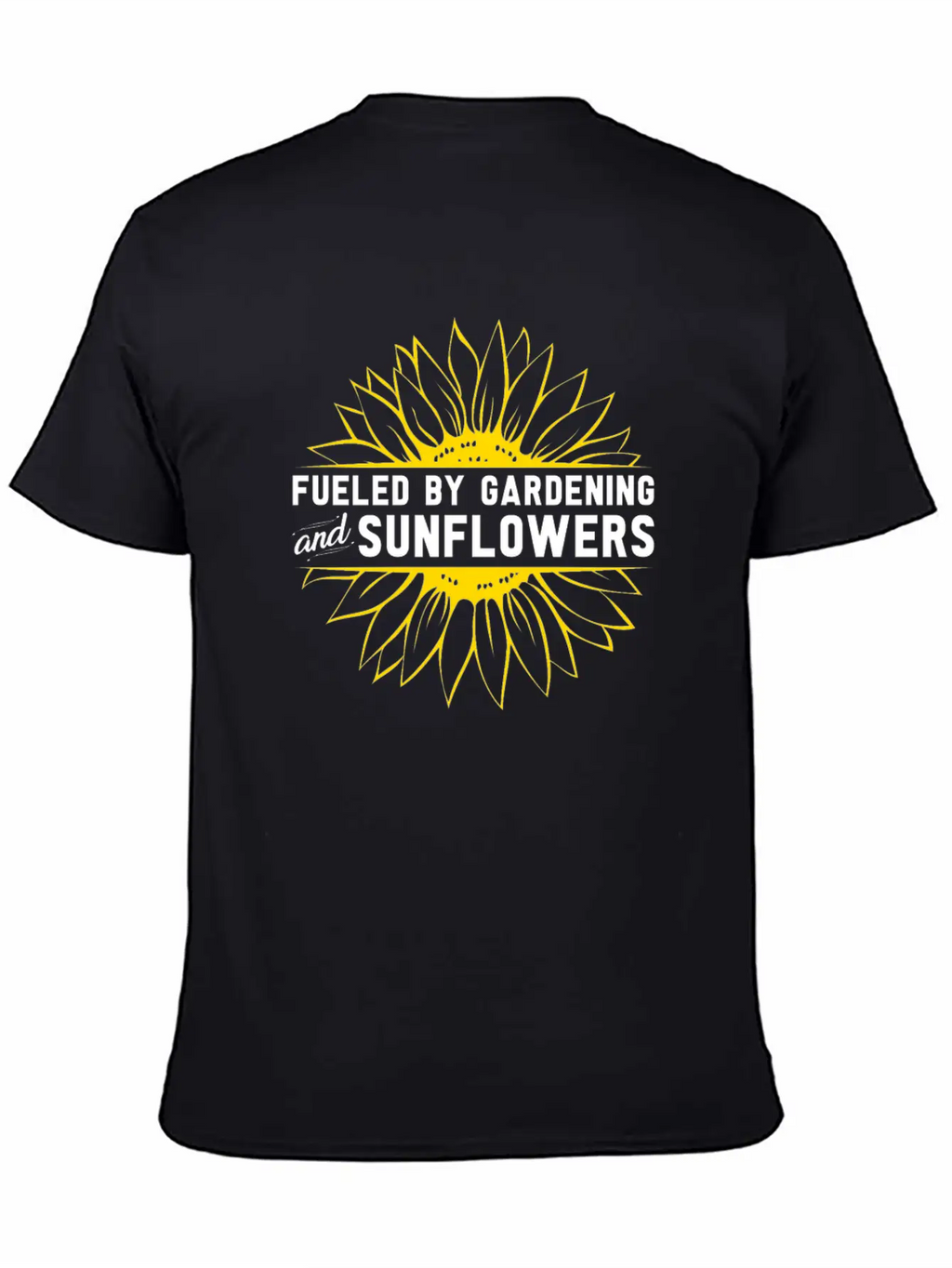 Gardening Sunflower Flowers Casual Graphic T-Shirt – Simple And Comfortable Daily Wear