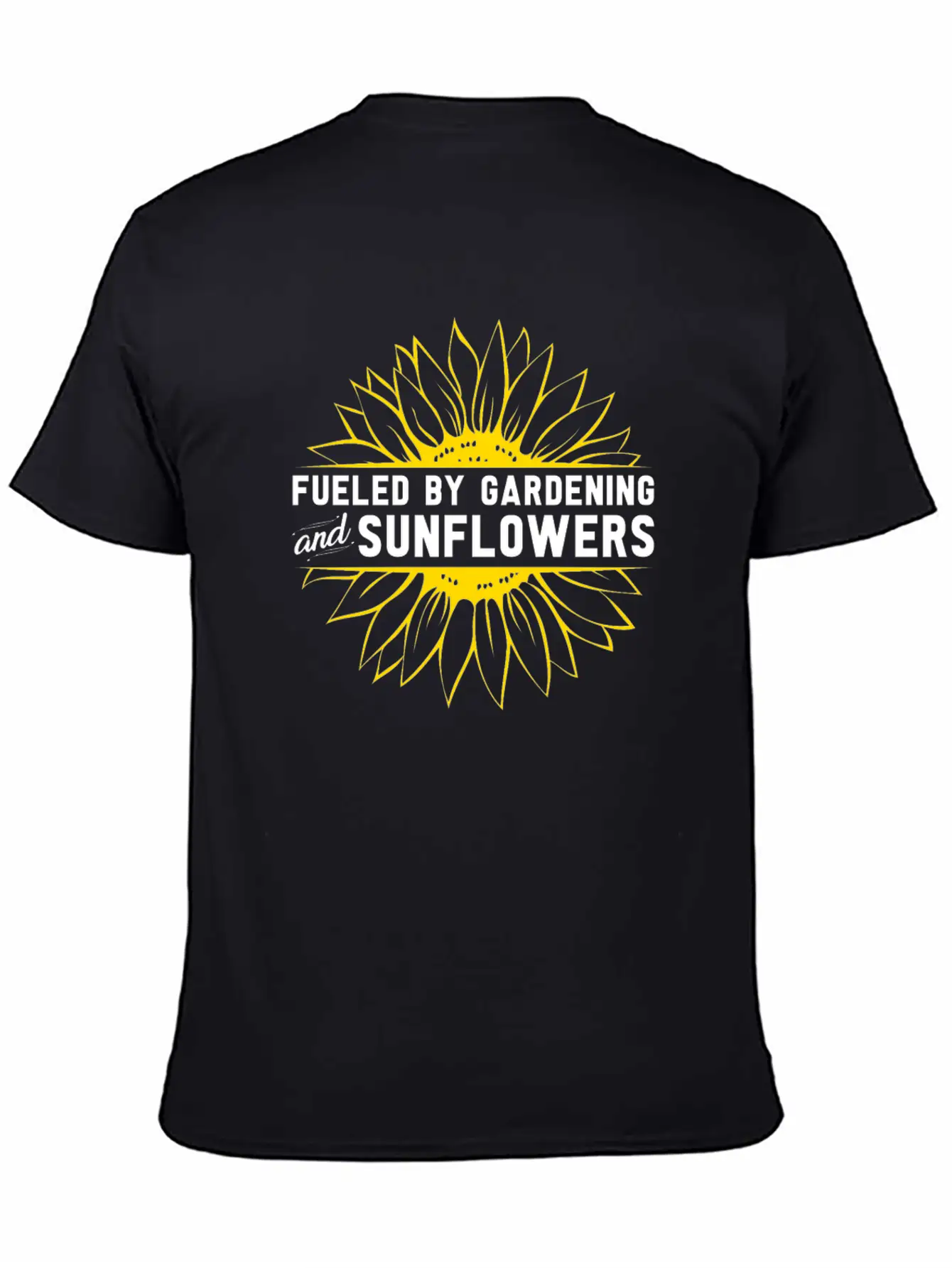Gardening Sunflower Flowers Casual Graphic T-Shirt – Simple And Comfortable Daily Wear