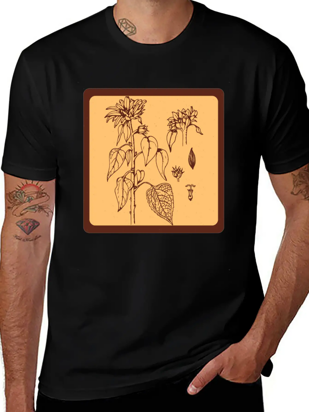 Gardening Sunflower Flowers Unisex Casual T-Shirt – Clean Design For Daily Comfort