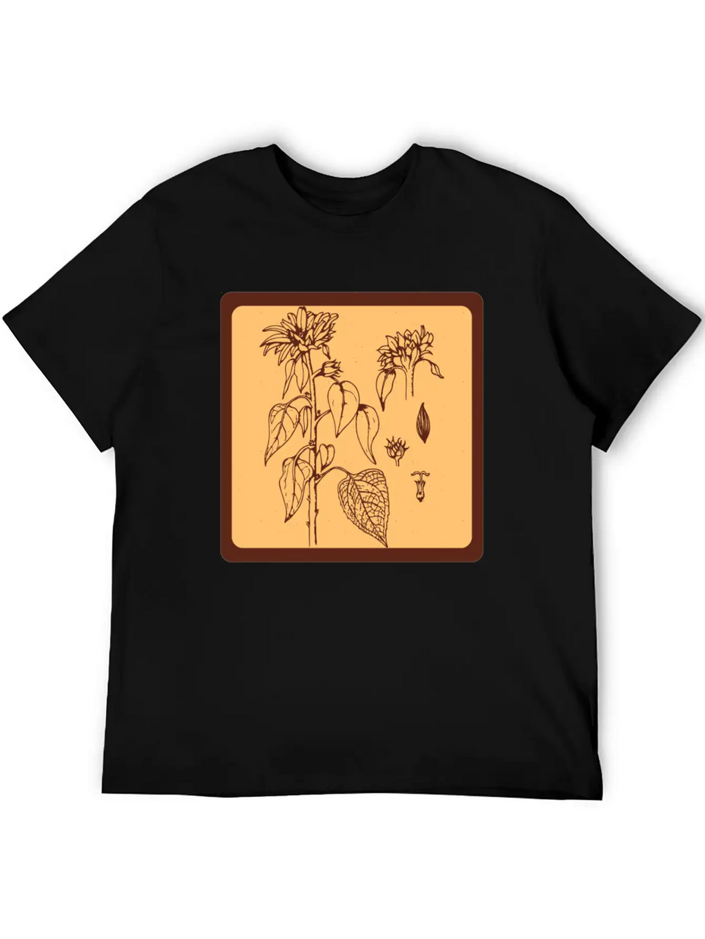 Gardening Sunflower Flowers Unisex Casual T-Shirt – Clean Design For Daily Comfort