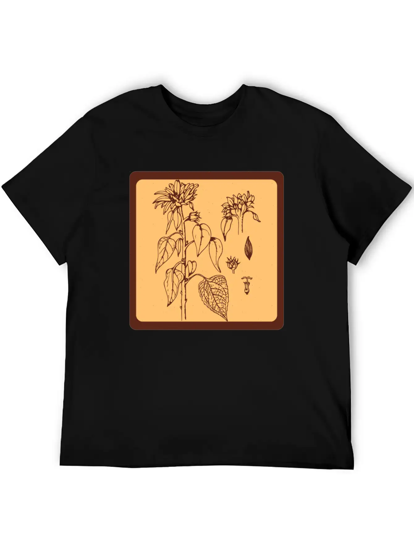 Gardening Sunflower Flowers Unisex Casual T-Shirt – Clean Design For Daily Comfort