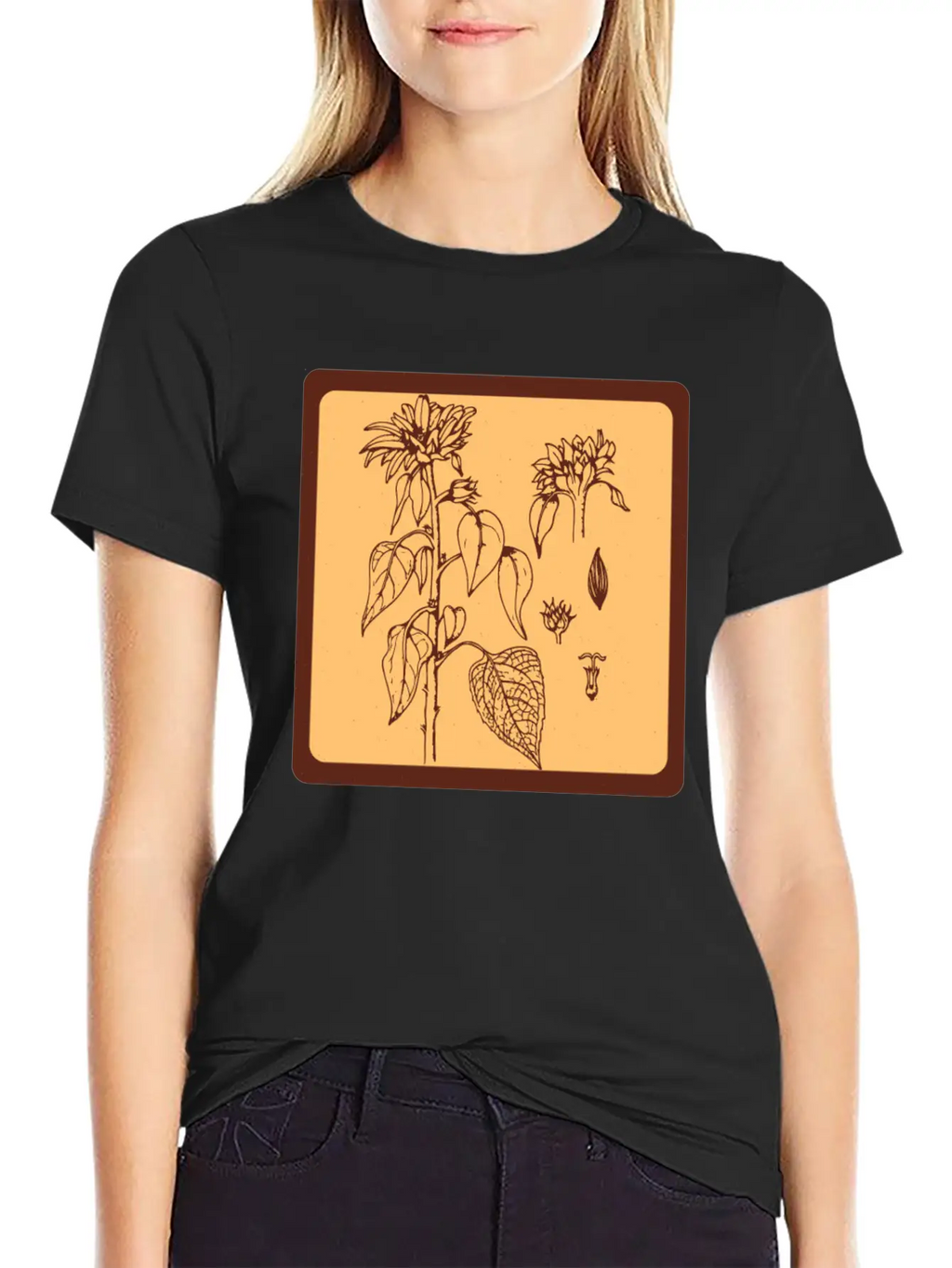 Gardening Sunflower Flowers Unisex Casual T-Shirt – Clean Design For Daily Comfort