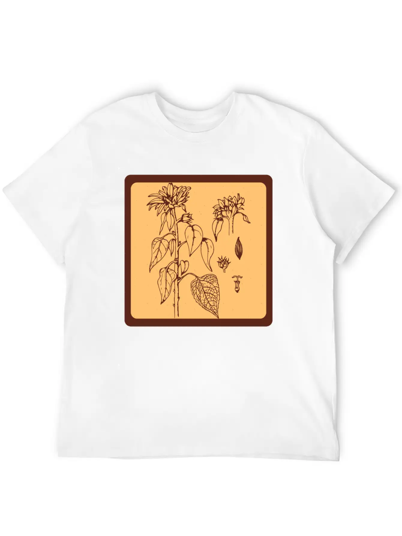 Gardening Sunflower Flowers Unisex Casual T-Shirt – Clean Design For Daily Comfort