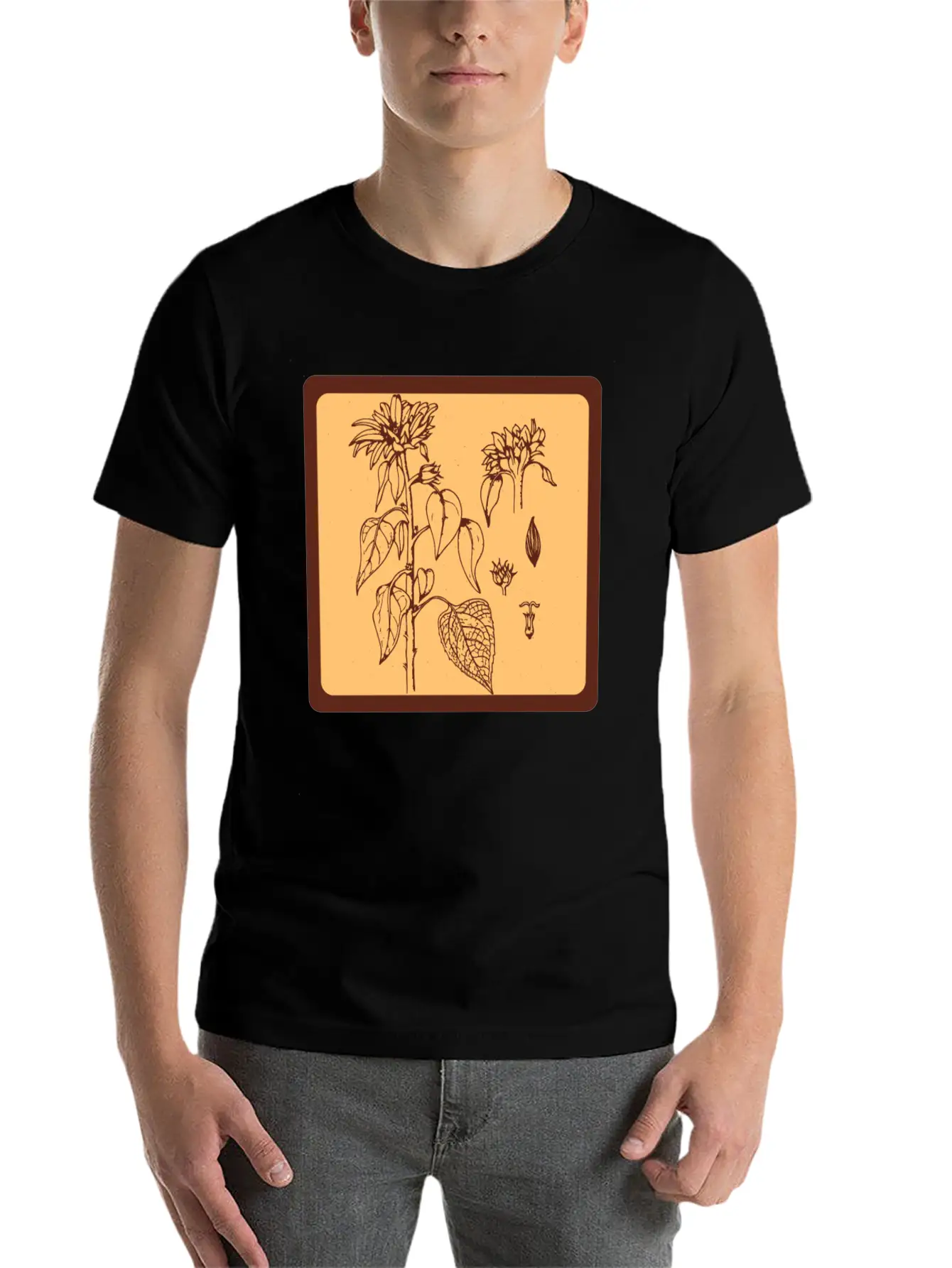 Gardening Sunflower Flowers Unisex Casual T-Shirt – Clean Design For Daily Comfort